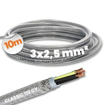 Afbeelding van LAPP ÖLFLEX® CLASSIC 110 CY Stuurstroomkabel 3 G 2.50 mm² Transparant 1135403 1 per meter