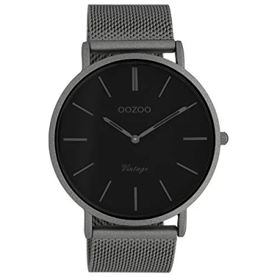 Afbeelding van Oozoo Vintage Series Horloge, Heren, Maat: One Size, Grau