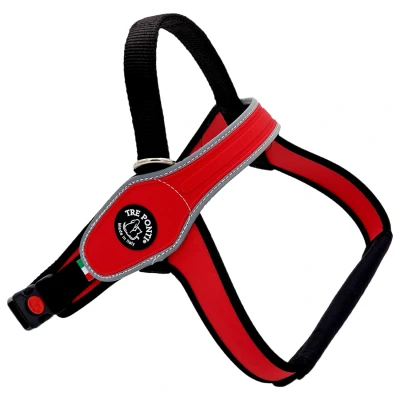 Afbeelding van Tre Ponti Primo Tuig Rood&amp;Reflecterend Hondenharnas 85 116 cm