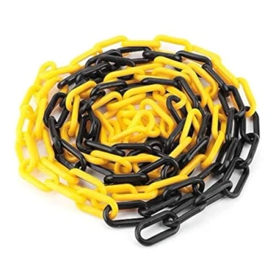 Afbeelding van SNS SAFETY LTD Zwarte en gele kunststof ketting 6 mm 25,0 meter (25,0 m)