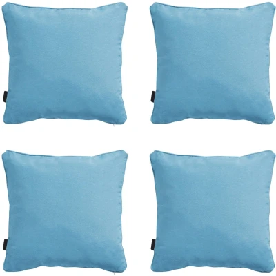 Afbeelding van Madison Sierkussen 45x45 piping Panama aqua 4 stuks