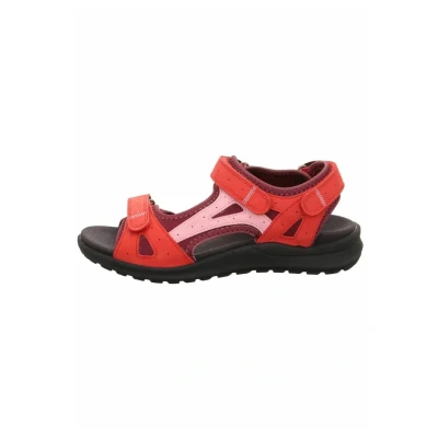 Afbeelding van Legero Sandalen, Dames, Maat: 36, Luscious red Nubukleer