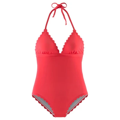 Afbeelding van Lascana Badpak, Dames, Maat: 38xC/D, Rot