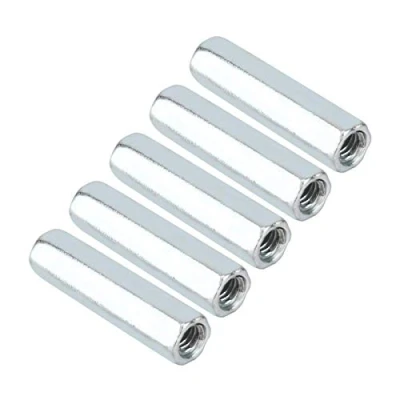 Afbeelding van Roberee Moer Lange Noten 5pcs M6 * 40 Staaf Zeshoekige Mouw Nut Standoff Schroefbevestigingsmiddelen