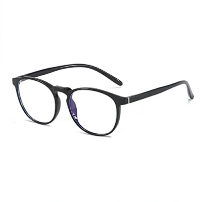 Afbeelding van Blauw licht blokkerende bril voor computer, leesbril, TR90, vierkant brilframe, heldere lens, anti oogbelasting, uv,