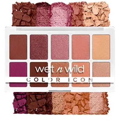 Afbeelding van wet n wild, Color Icon 10 Pan Palette, Oogschaduw Rijkelijk Gepigmenteerde Kleuren voor Dagelijkse Make up, Langdurige en Makkelijk Te Blenden Formule, Heart &amp; Sol
