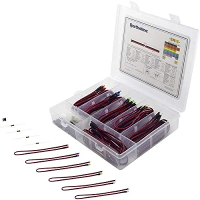 Afbeelding van Barthelme LED assortiment Rood, Blauw, Groen, Geel, Koud wit, Warm wit Rond 3 mm 100 mcd, 600 1500 8000 9000 mcd 25 , 30 20 mA 2 V, V