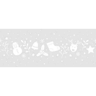 Afbeelding van d c fix Vensterafbeeldingen Winter Joy statisch zelfklevend en herbruikbaar Kerstmis raamdecoratie binnen kerstdecoratie raamsticker raamfolie winterdecoratie sneeuw sneeuwpop 20 x 150 cm