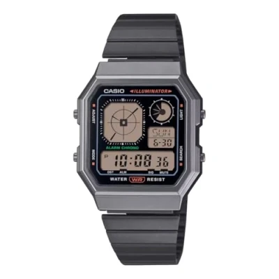 Afbeelding van Casio A130WEGG 1AEF Polshorloge Unisex Kwarts Edgy