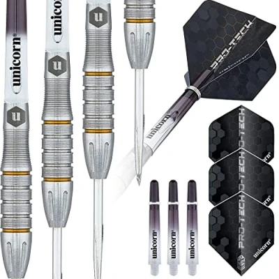 Afbeelding van Unicorn Pro Tech 5 90% 27 gram Steeltip Dartpijlen