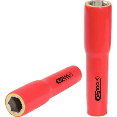 Afbeelding van KS Tools, Dopsleutel + dopmoer, 1/2&quot; stopcontact met beschermende isolatie (13 mm)