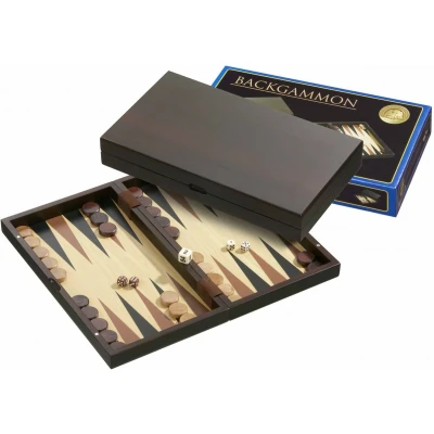Afbeelding van Philos houten backgammon kasette Melos