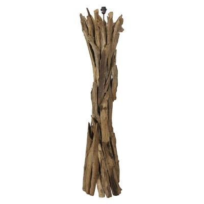 Afbeelding van Light &amp; Living Vloerlamp MARGRET 45x45x165cm Bruin