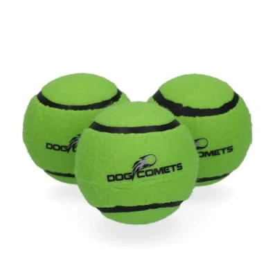 Afbeelding van Dog Comets Bal Starlight 3 Stuks Groen