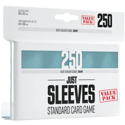 Afbeelding van Just Sleeves Standard Card Game Value Pack: Clear (250 stuks)