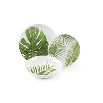 Afbeelding van Excelsa Foliage Bordenservies, 18 delig, porselein
