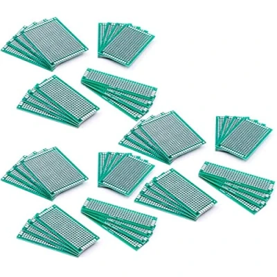 Afbeelding van AZDelivery 5 x Set 16 PCB Board Hole Grid compatibel met Arduino Inclusief E Book!