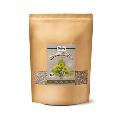 Afbeelding van Biojoy BIO klein hoefblad, gedroogd en gesneden (500 g), hoefblad thee, kruidenthee (Tussilago farfara)