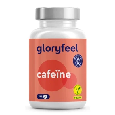 Afbeelding van Caffeine pillen 200 mg per dag voor 1 jaar voorraad 365 tabletten Hoog gedoseerd stimulerend middel Zorgvuldig getest in het laboratorium &amp; 100% veganistisch