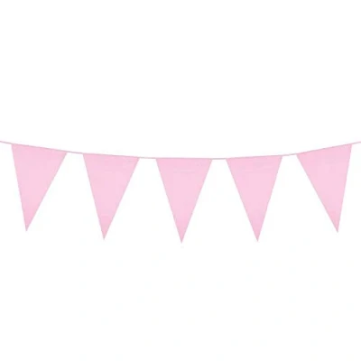 Afbeelding van Vlaggenlijn Baby roze 10m