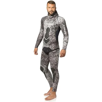 Afbeelding van Cressi Apnea wetsuit Freediving/spearfishing in 3.5 mm zacht neopreen met jas en broek