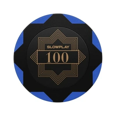 Afbeelding van SLOWPLAY Nash Pokerchips van Klei, 14 gram kleicomposiet, pak 50 chips, genummerde chips met waarde en blanco chips(100)