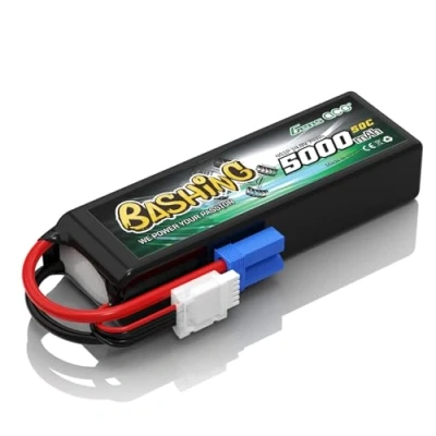 Afbeelding van Gens ace 4S Lipo accu 14,8V 50C 5000mAh Bashing Series batterij met EC5 stekker voor de meeste 1/8,1/10 Scale RC Cars