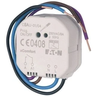 Afbeelding van Eaton xcomfort csau schakelactor met pot vrij contact pulsdrukkerfunctie 121080