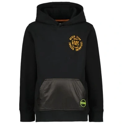Afbeelding van Vingino Noell Sweatshirt met capuchon voor jongens, zwart (deep black), 10 Jaar