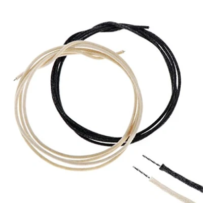 Afbeelding van Alnicov 3.3 Voeten Pre ingeblikte Gitaardraad 22awg 22ga Doek Bedekte Push Back Vintage Stijl