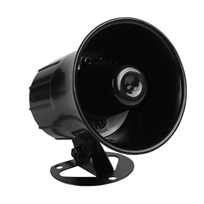 Afbeelding van Hoorn Alarm Sirene, VBESTLIFE 12V 115db Bedraad 1 Toon Standalone Luid Inbraakalarm Speaker Systeem Binnen/Buiten Sirene voor Thuiskantoor Winkel Beveiliging