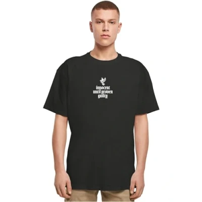 Afbeelding van Upscale by Mister Tee Justice Oversize Tshirt print, Heren, Maat: 4XL, Black