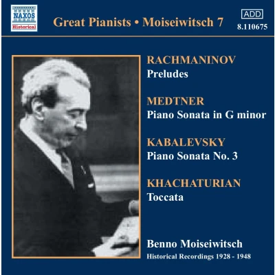 Afbeelding van Benno Moiseiwitsch Preludes / Piano Sonata Toccata (CD)