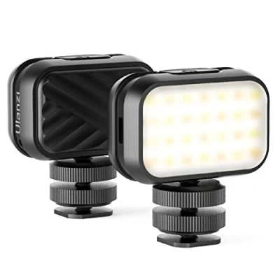 Afbeelding van ULANZI VL28 Mini LED videolamp met 300 mAh batterij en 4 helderheidsniveaus, klein vlog videolicht voor smartphone/camera/Osmo Pocke/DSLR/iPhone/GoPro