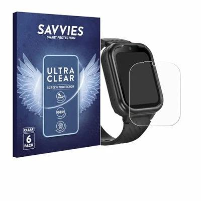 Afbeelding van Savvies Screenprotector voor RAYOFI Kids Smartwatch Folie Beschermfolie transparant (6 Stuks)