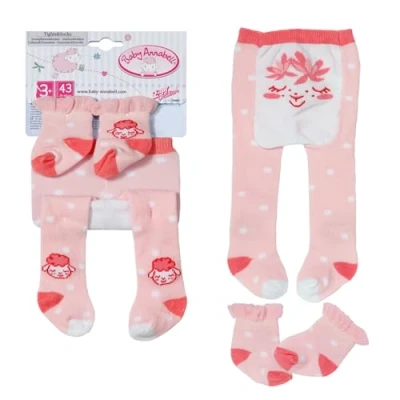 Afbeelding van Baby Annabell maillots en sokjes in verschillende kleurencombinaties voor poppen van 43 cm, set 2 poppen, 710807 Zapf Creation
