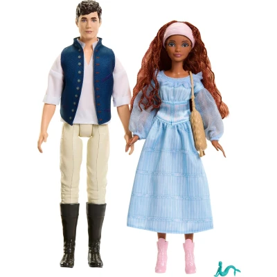 Afbeelding van Disney Princess De Kleine Zeemeermin Ariël en Prins Erik Pop