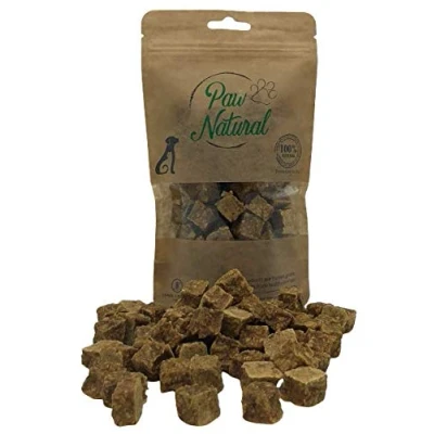Afbeelding van Paw Natural Hondensnoepjes, training, 150 g konijnenkubus, 100% gluten en granenvrij, van vers vlees gezonde dieren