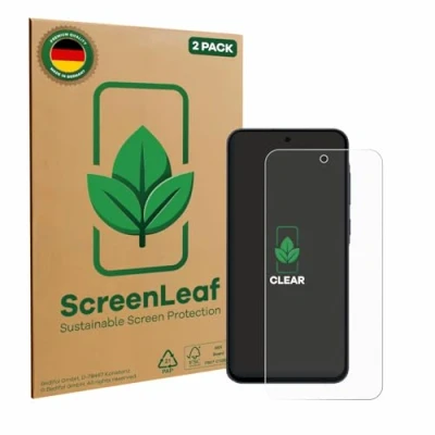 Afbeelding van ScreenLeaf Screenprotector voor Samsung Galaxy A55 5G Duurzame schermbescherming Folie Beschermfolie transparant (2 Stuks)