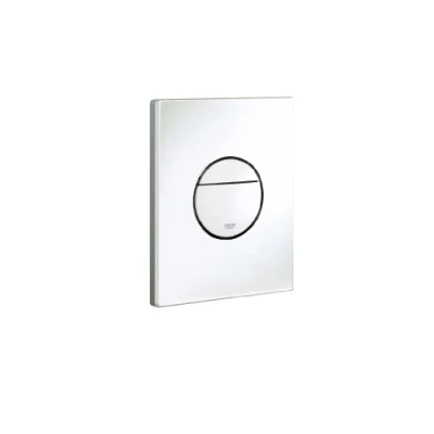 Afbeelding van Grohe sail bedieningsplaat mechanisch tweeknops kunststof hxbxl 11x156x197mm wit 38965sh0