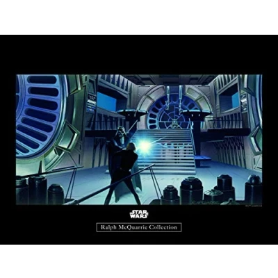 Afbeelding van Komar Poster Star Wars Classic RMQ Vader luik Throneroom