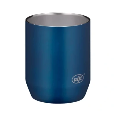 Afbeelding van alfi Roestvrijstalen mok City Cup 280 ml, roestvrij staal, duurzaam, zonder binnencoating en vrij van BPA, ideaal voor kantoor of camping 5567.259.028, 1 stuk (verpakking 1)