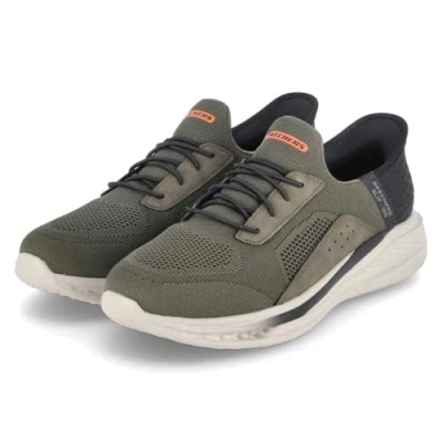 Afbeelding van Skechers Slip Ins Slade Cohen Instappers groen Heren Maat 46