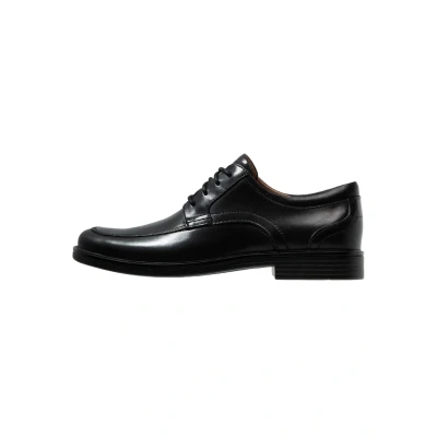 Afbeelding van Clarks Un Aldric Park Derby&#039;s voor heren, zwart leder, 39.5 EU