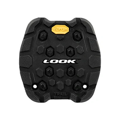 Afbeelding van LOOK Cycle Activ Grip Trail Pad Kompatibel mit Flat Pedalen Anti Rutsch Technologie Innovativer Gummi Oberfläche Außergewöhnliche Griffigkeit Schwarz