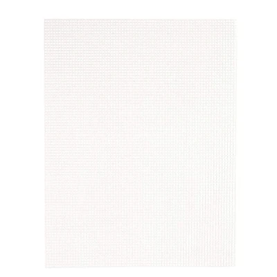 Afbeelding van Vaessen Creative Kunststof canvas, 7 stuks, flexibele gaasvellen voor knutselen, borduren en kruissteek, 12 maat 26 x 34 cm of 10,2 13,3, transparant