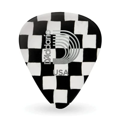 Afbeelding van D&#039;Addario Checkerboard Picks 1,25 mm 10 pakket, 1CCB7 Plectrum set