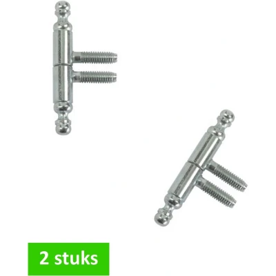 Afbeelding van i Fix inboorpaumelle 11 x 75 mm vaaskop verchroomd 2 STUKS