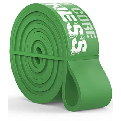 Afbeelding van Iron Core Fitness Weerstandsband met zware lange lus, optrekhulp voor sportschool, oefening 23 54 kg (groen, XL)