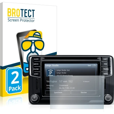 Afbeelding van BROTECT Screenprotector voor Volkswagen Amarok Discover Media 6.5&quot; 2015 Folie Beschermfolie matte (2 Stuks)